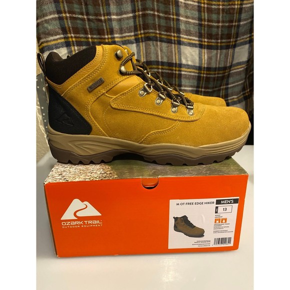 Ozark Trail Men's Size 13 Free Edge Hiker Boots Ergonomic Foam Footbed - Picture 1 of 12